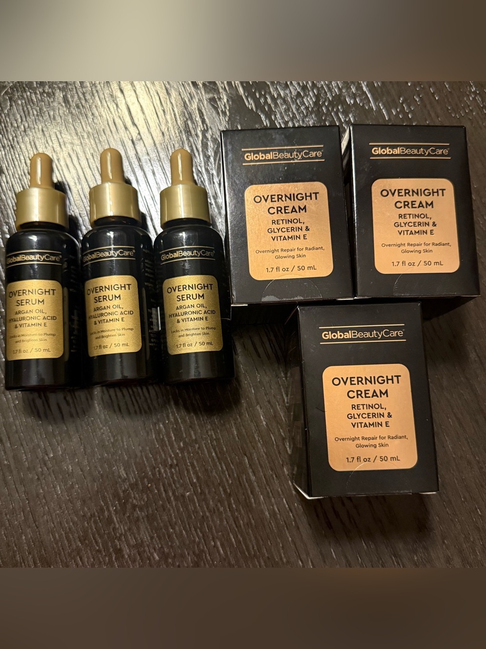 Global Beauty Care Overnight Serum & Cream Set